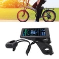 thumbnail image 1 of Electric Bike Display Control Panel, Electric Bike LCD Display Meter Lightweight Clear Visibility Waterproof  for 22.2mm Handlebars, 1 of 7