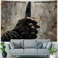 thumbnail image 4 of Orinice Institutional Critique Tapestry Wall Hanging Unique Style for Home Decor - Graphic Tapestries for Living Room, Bedroom, Apartment, Farmhouse, Dorm 60x50inch, 4 of 6