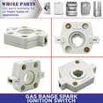 thumbnail image 6 of Whole Parts Gas Range Spark Ignition Switch Part# PA020011 - Replacement and Compatible with Some Viking Ranges or Ovens, 6 of 7