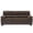 81"Espresso|Leather, variant on Aukfa 83" Modern Sofa Couch for Living Room Bedroom, 26" Deep Seat, 5 Pillows, Velvet, Black