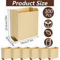 thumbnail image 2 of 300 Count Feminine Hygiene Liner Bags – 7.5 x 10 Inch Waxed Sanitary Napkin Disposal Bag, Waste Receptacle Paper Liners, Commercial Kraft Paper Bags for Sanitary Napkins, Cotton Slivers, Desserts, 2 of 7