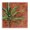 Muted Red Palm Botanical, variant on Stupell Industries Southwestern Palm on Muted Red Black Floating Frame Canvas Art, 18 x 18, by Max Maxx