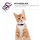 thumbnail image 5 of 4 Uds. Collar Floral para mascotas, Collar de seguridad para gatos y gatitos, diseño floral, decoración para el cuello del gato, 5 of 6