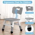 thumbnail image 4 of Bingirl Ensemble de Table et Chaises - Hauteur pour Tout-Petit - Bureau Réglable avec Plateau pour Graffiti et 4 Sièges, 4 of 5