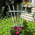 thumbnail image 4 of Sixth Ave Building Products 4FT White PVC Traditional Fan Trellis, 4 of 5