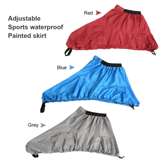 Jupe de Pulvérisation de Kayak Réglable, Imperméable et Antipoussière, Portable pour Cockpit et Pont, Accessoire Protecteur de Kayak, Couvre-Accessoire, Sports Nautiques de Plein Air, Canotage, Rouge, P