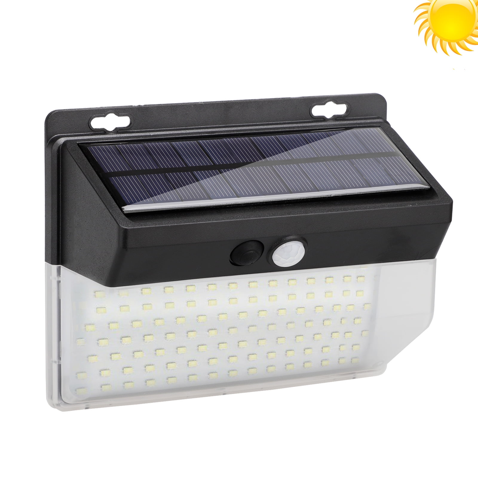 EEEkit Solar Lights Outdoor, 206 LED Solar Security Lights with Motion Sensor Super Bright Solar