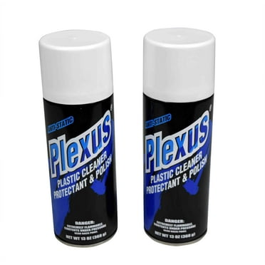 MADE In the USA New Plexus Plastic Cleaner Protectant & Polish 13oz Can 2 Pack