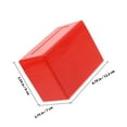 thumbnail image 4 of AURARMLET Red Rectangular Coin Holder Coin Storage Box with Dust Protection 1Set 12.2X9.0X7.0in, 4 of 5