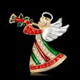 thumbnail image 2 of BESTYO New Christmas Brooch Pins Angel Horn Fashion Winter Creative Jewelry Women Gifts, 2 of 8