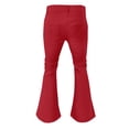 thumbnail image 5 of Blekii Men's Bell Bottom Jeans, 70S Disco Style Flared Denim Pants, Retro Wide Leg Trousers for Vintage Fashion, Stretch Comfort Fit, Statement Bottoms for Parties, Concerts, Or, 5 of 8