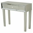 thumbnail image 3 of Heather Ann Avery Collection White Wood 1-Drawer Console Cabinet with Clear Mirror, 3 of 9