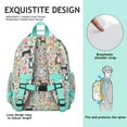 thumbnail image 5 of Floral Dog Design Backpack - Ergonomic & Breathable, 5 of 5