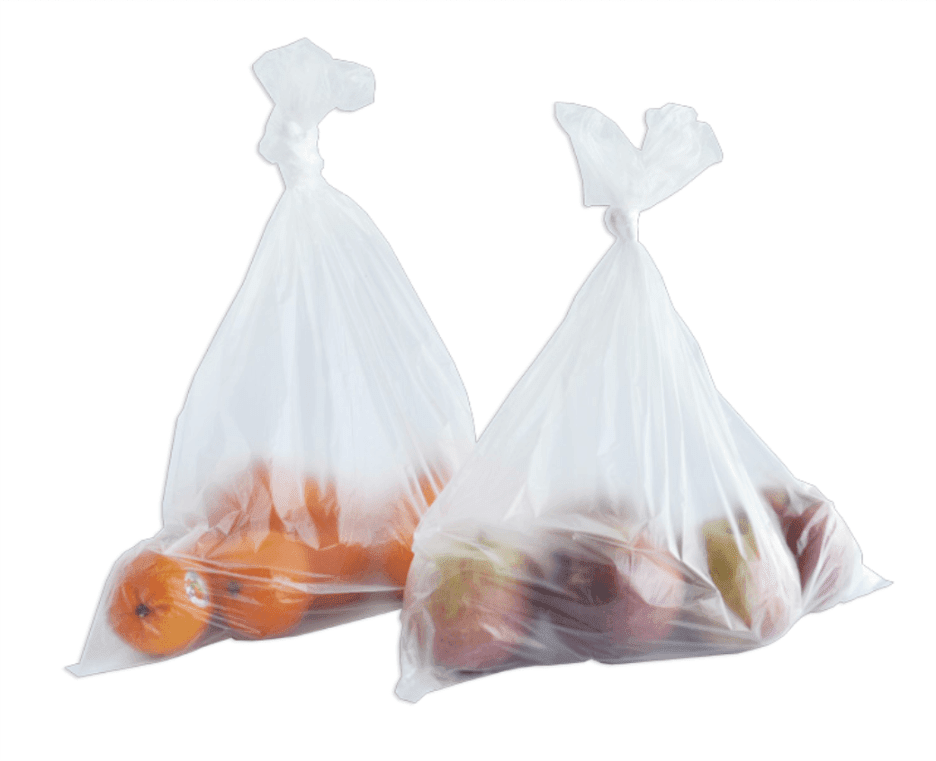Perforated Clear Produce Grocery Bags 11" x 17" 8 Rolls 6000 Bags 