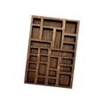 thumbnail image 4 of MERIGLARE Étagère Miniature pour Bibelots Support de Collection Multi Compartiments Vitrine Bois, 4 of 9
