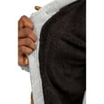 thumbnail image 7 of X RAY JEANS Mens Faux Shearling Shawl Collar Cable Knit Cardigan Sweater, Light Grey, L, 7 of 7
