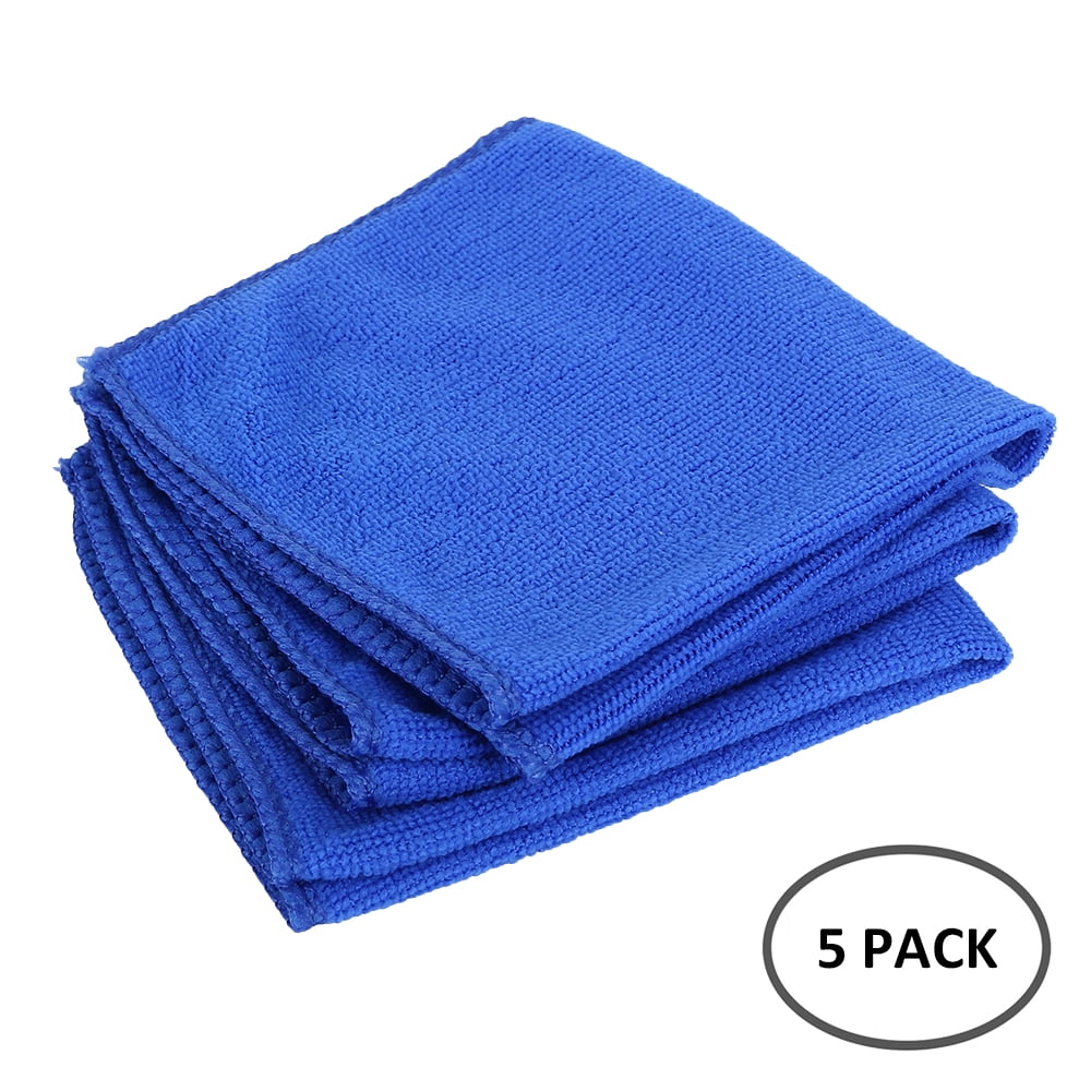 HOTBEST 5PCS Microfiber Cleaning Cloths Rags Towels Premium Microfiber