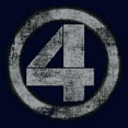 thumbnail image 2 of Mens Marvel: Fantastic Four Faded Logo T Shirt, 2 of 5