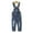 Blue-2052, variant on Little Girl Boy Ripped Denim Cute Slim Pants Jean Overalls,Deep Blue,6-12 Months
