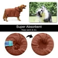 thumbnail image 3 of Dog bath towel, super absorbent and fast drying microfiber dog bath towel with adjustable cap bath towel cat and dog bath towel, 3 of 5