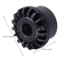 thumbnail image 1 of LITINKIMI Sewing Machine Gear Sewing Machine Spare Part Electric Sewing Machine Part Black Gear, 1 of 6