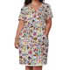 thumbnail image 2 of Vestido holgado Multicolor con estampado de perro Otomi para mujer vestido de verano con bolsillos elegante de lujo para fiesta de noche, 2 of 6