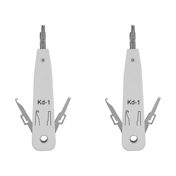 2X for RJ11 RJ12 RJ45 Cat5 -1 Network Cable Wire Cut Tool Punch Down Impact Tool
