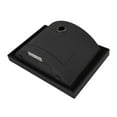 thumbnail image 5 of Ruvati 20 x 14 inch Black Stainless Steel Rectangular Bathroom Sink Semi-Recessed, 5 of 7
