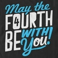 thumbnail image 2 of Men's Star Wars May the Fourth Be With You Graphic Tee Black Medium, 2 of 5