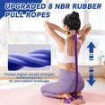 thumbnail image 4 of Eight-tube multi-functional foot pedal resistance band, equipped with sweat-absorbing and non-slip handles and non-slip foot pedals, suitable for shaping exercises of the abdomen, legs, arms, and bac, 4 of 8