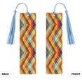 thumbnail image 2 of Kdxio Abstract Watercolors Tartan Print Metal Tassel Bookmarks,Perfect Gift for Art Lovers and Bookworms Metal Bookmarks for Women, 2 of 8