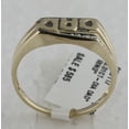 thumbnail image 2 of 10K Yellow Gold Mens Round Diamond Dad Father Ring .01 Cttw, Mens Size: 7-13, 2 of 4