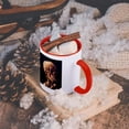 thumbnail image 5 of 3dRose, van Gogh - Skull of a Skeleton with Burning Cigarette, 15oz Two-Tone Red Mug, 5 of 7