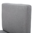 thumbnail image 6 of GDF Studio Lowry Contemporary Upholstered 29.5 Inch Barstools, Set of 2, Light Gray Fabric and Espresso, 6 of 8