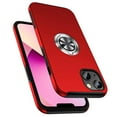 thumbnail image 4 of XPM for Google Pixel 10 /Pixel 10 Pro Phone Case, Military Grade Hybrid Case with Flat Metal Ring 360° Rotation Kickstand, Slim Fit Back Hard PC Cover for Pixel 10 / 10 Pro (Red), 4 of 9