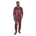 thumbnail image 2 of Dogg Supply by Snoop Dogg Men's 2-Piece Long Sleeve Microfleece Button Front Top and Pants Pajama Set, 2 of 5