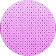 thumbnail image 1 of Ahgly Company Indoor Round Solid Purple Modern Area Rugs, 6' Round, 1 of 4
