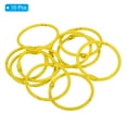 thumbnail image 3 of Unique Bargains 1.8' OD 1.5' ID Loose Leaf Rings Binder Ring Book Rings Steel for Scrapbook, Yellow 10 Pack, 3 of 6