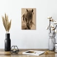thumbnail image 2 of Elephant Stock Freedom Horse Wall Art - Vertical Canvas Wall Art - Hallway Wall Decor - Animal Canvas - Beige And Brown Decor By Lisa Dearing - 8" x 12", 2 of 8