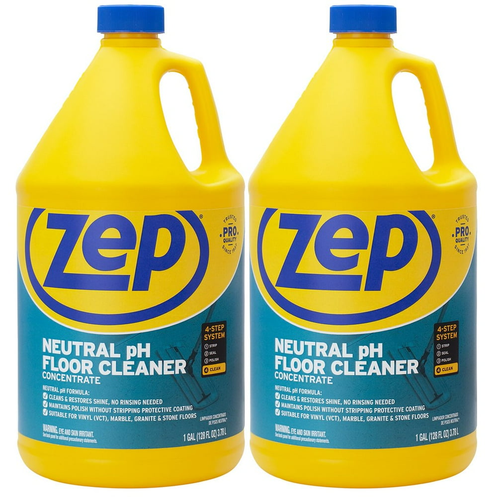 Zep Neutral pH Floor Cleaner Concentrate 1 Gallon (2 Pack) Walmart