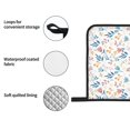 thumbnail image 4 of Salouo Tulips Flowers for Oven Mitts and Potholders BBQ Gloves-Oven Mitts and Pot Holders Non-Slip Cooking Gloves for Cooking Baking Grilling (4-Piece Set), 4 of 6