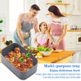 thumbnail image 3 of Silicone Pot for Air Fryer Dual Basket Liner Handle Baking Pan, 3 of 5