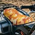 thumbnail image 2 of Uorisanigo ATV Seat Cover Compatible with Polaris Sportsman Polaris Scrambler Honda Rancher 4 Wheeler Seat Cover Protection Fit for Most ATV, Yellow Camouflage Car Decorative, 2 of 7