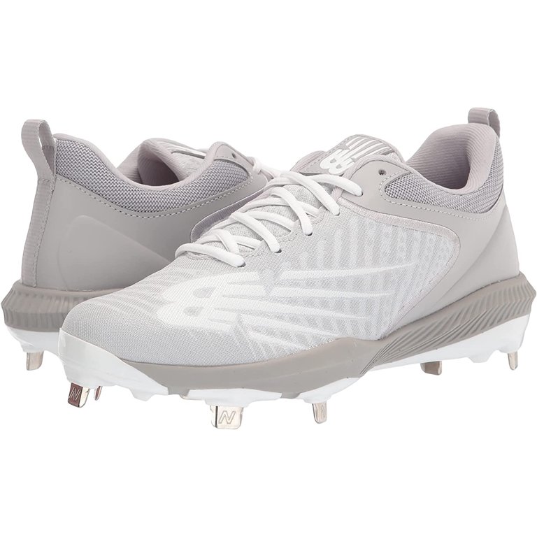 New Balance Men\'s FuelCell L4040TG6 Metal Cleats - Grey/White size 15 New Balance Men main image 2