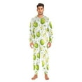 thumbnail image 6 of joogoo Apples Unisex Adults Onesies Pajamas Jumpsuits L, 6 of 7