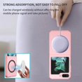 thumbnail image 5 of TECH CIRCLE Magnetic Case for For Samsung Galaxy Z Flip 5 5G 2023 ,Built in Magnet Compatible with MagSafe Charger,Shockproof Lightweight Slim Hard PC Folding Phone Case for Galaxy Z Flip 5,Pink, 5 of 7