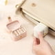 thumbnail image 3 of Caja de anillos pequeña caja de joyería de viaje organizador, mini joyero portátil caja de almacenamiento de anillos, práctico regalo de viaje para niñas y mujeres, 3 of 5