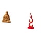 thumbnail image 1 of Figura Abstracta De Jesús Con Fuego, Estatua De Resina, Escultura Moderna Coleccionable, Adorno Para Pasillo, Dormitorio, Oficina, Escritorio, Chimenea, Patio, Estantería., 1 of 8