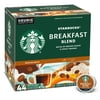 Starbucks, Breakfast Blend Medium Roast K-Cup Coffee Pods, 44 Count