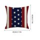 thumbnail image 3 of Sofa Vama Ropa de Cama Funda de almohada del Día de la Independencia con la bandera y la letra del Día de la Independencia, funda de lino para sofá o oficina, funda de cojín for Navideño, 3 of 4